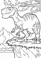 Coloring Allosaurus Pages Printable Drawing Dinosaurs Categories sketch template