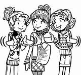 Dork Diaries Chloe Coloring Pages Printable Nikki Color Clipart Freaked Totally Print Colouring So School Template sketch template