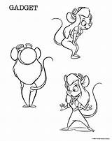 Gadget Hackwrench Model Sheets Imgur Disney Screenshots Artigo sketch template