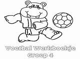 Voetbal Groep Werkboekje Minipret Werkbladen Kleurplaten Handschrift Printen Jouw Knutselen Bord Werkboekjes sketch template