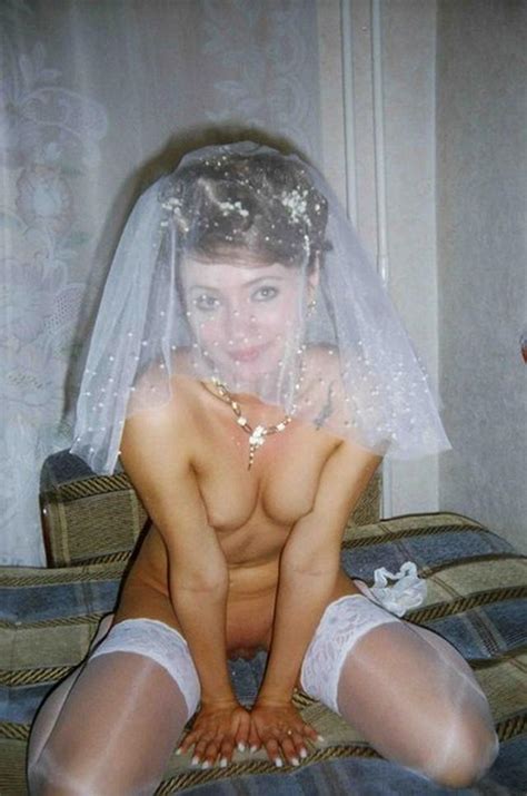 cute bride in a wedding dress without panties sex porn