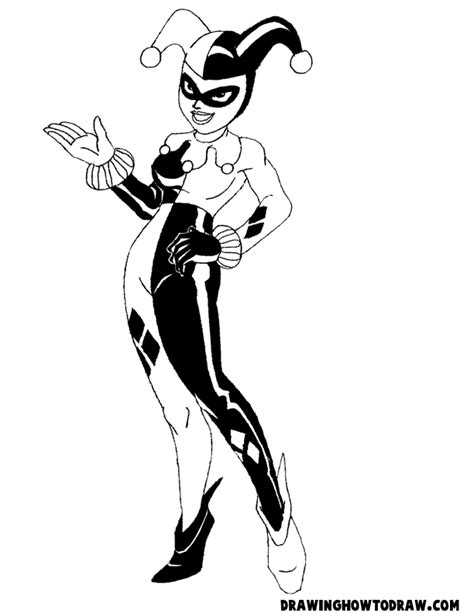 harley quinn coloring pages  printable coloring