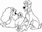 Tramp Lady Coloring Pages Disney Print Getcolorings Color Printable Popular sketch template
