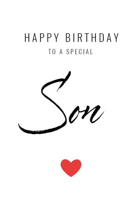 special son  birthday card  island birthday
