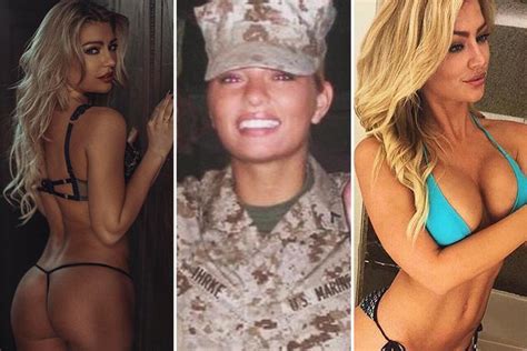 sexy marine shannon ihrke 29 strips off for racy