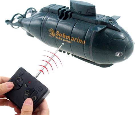 Tipmant Mini Rc Nuclear Submarine Toy Radio Remote Control Boat