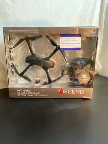 ascend asc  aeronautics premium hd video drone  optical flow technology ebay