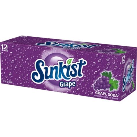 sunkist grape soda cans  pk  fl oz dillons food stores