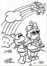 Coloring Pages Muppets Popular Muppet sketch template