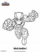 Panther Heros Imprimer Downloadable Hulk Panthers Superheroes Falcon sketch template