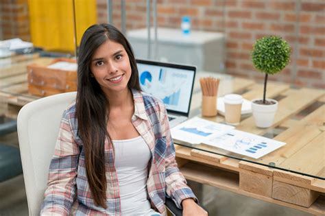 young business woman   office stock photo  image