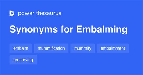 embalming synonyms  words  phrases  embalming