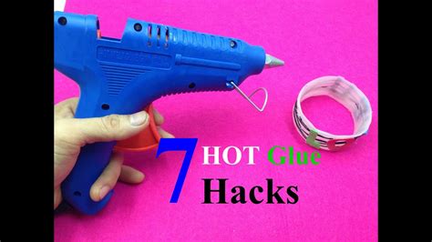 7 Amazing Things Can Be Made With A Hot Glue Gun Hot Glue Hacks Youtube