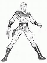 Flash Gordon Coloring Pages Comic Book Popular sketch template