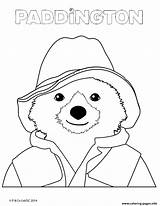 Paddington Coloring Pages Bear Printable Book Popular sketch template