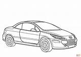 Peugeot Coloring 307 Cc Pages Main Supercoloring Skip Categories sketch template