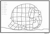 Elmer Coloring Bonds Additions Elephants sketch template