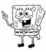 Spongebob Cartoons Squarepants sketch template