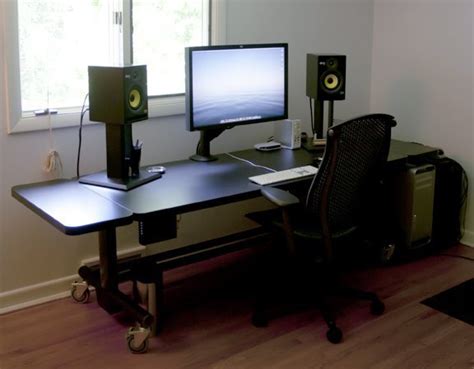 gaming desk setup home furniture design