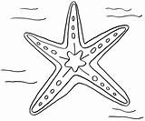 Starfish Coloring Pages Star Sea Drawing Kids Printable Line Fish Color Patrick Print Getdrawings Coloringpages Designlooter Book Drawings Site Choose sketch template