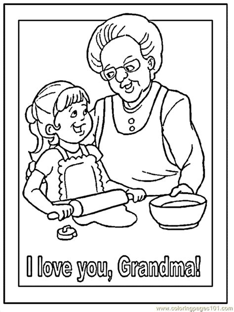 grandma coloring pages coloring home