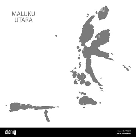 maluku map vector  res stock photography  images alamy
