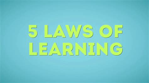 laws  learning youtube