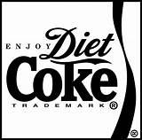 Logo Coke Diet Cola Coca Coloring Template Pages sketch template
