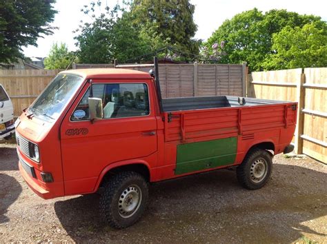 vw  syncro  pickup truck  cars