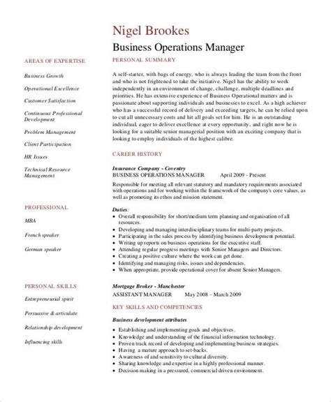 manager resume sample template   word  documents