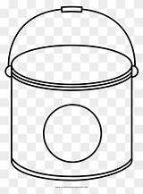 Bucket Pinclipart sketch template