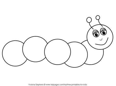 printable caterpillar coloring pages  kids coloring pages