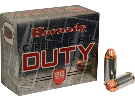 Hornady Critical Duty Ammo 10mm Auto 175 Grain Flexlock Box Of 20