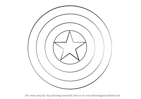 captain america shield captain america coloring pages   draw
