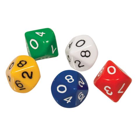 sided dice   set   school  home individual student math
