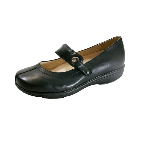 peerage peerage deena women extra wide width mary jane shoes black