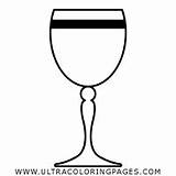 Goblet Bicchiere Calice sketch template