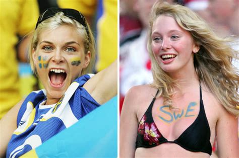 euro 2016 hottest football fans are the swedes according