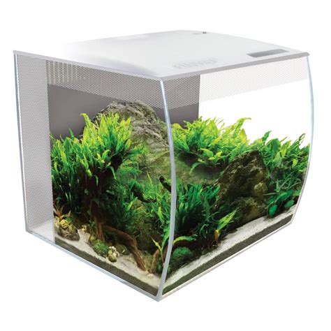 fluval flex aquarium kit 15 gallon white aquarium illusions inc