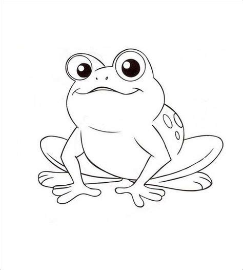 frog shape templates crafts colouring pages frog coloring