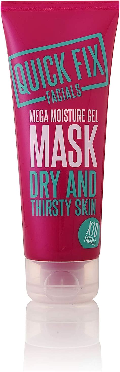 quick fix facials mega moisture gel mask 100 ml uk beauty