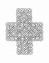 Coloring Pages Celtic Cross Knot Traditional Rose Christian Adults Decorated Color Printable Getcolorings sketch template