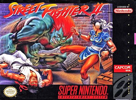 Street Fighter Ii Cover 1991 Capcom Super Nintendo Street Fighter