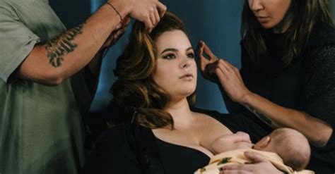 Tess Holliday Shares Gorgeous Photo Of Breastfeeding On The Job Huffpost