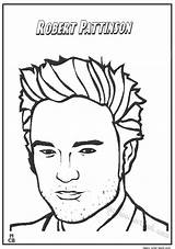People Famous Coloring Pages Robert Getdrawings Getcolorings Color Pattinson sketch template