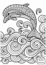 Mandala Dolphin Mandalas sketch template