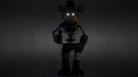 fredtrap fnaf 1 3d model by glitch5970 [42a6085] sketchfab