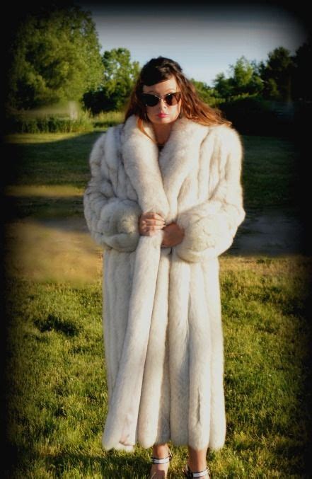 fox coat big collar arctic fox mink fur fox fur big  beautiful saga retro fashion