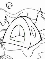 Tent Summer Coloring Camp Pages Drawing Getcolorings Camping Clipartmag Clipart Choose Board sketch template