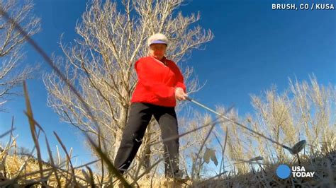 this 90 year old golfing grandma still has it